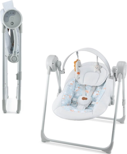 Kinderkraft hamaca Swingee Grey – hamaca eléctrica para bebés