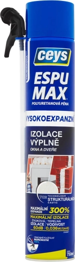 Espuma de poliuretano de montaje 750 ml de alta expansión CEYS