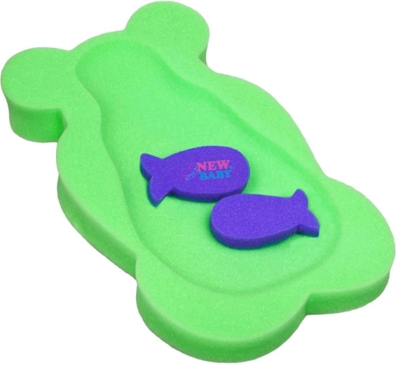 Almohadilla de espuma para bañera New Baby Basic osito verde