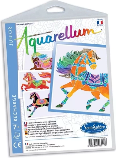 Sentosphere set de imágenes para acuarela junior caballo