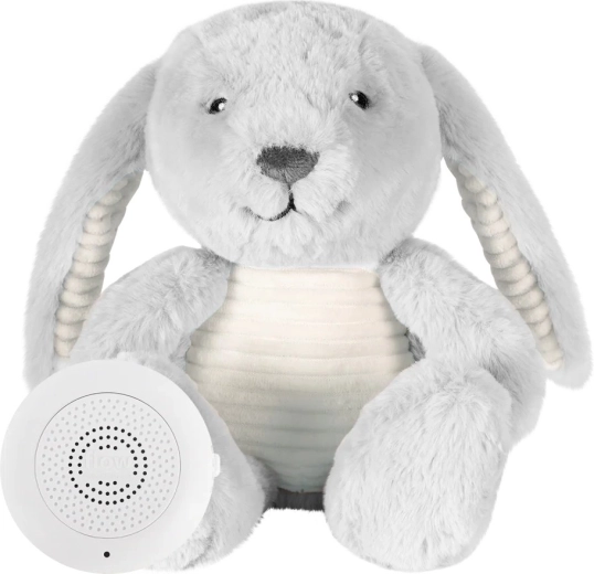 Conejito de peluche Flow con latido de corazón Milo grey - 1 pieza