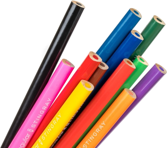 12 colores intensos en un práctico set