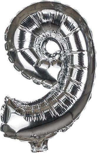 Globo de foil número 9, 30 cm MY PARTY