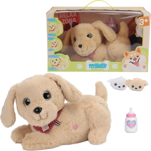Perrito de peluche interactivo Karamelka