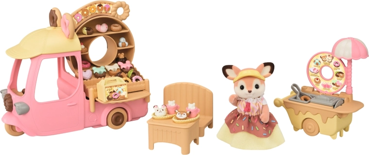 Puesto móvil de donuts Sylvanian Families