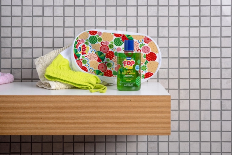 Envase práctico para el baño y para viajar