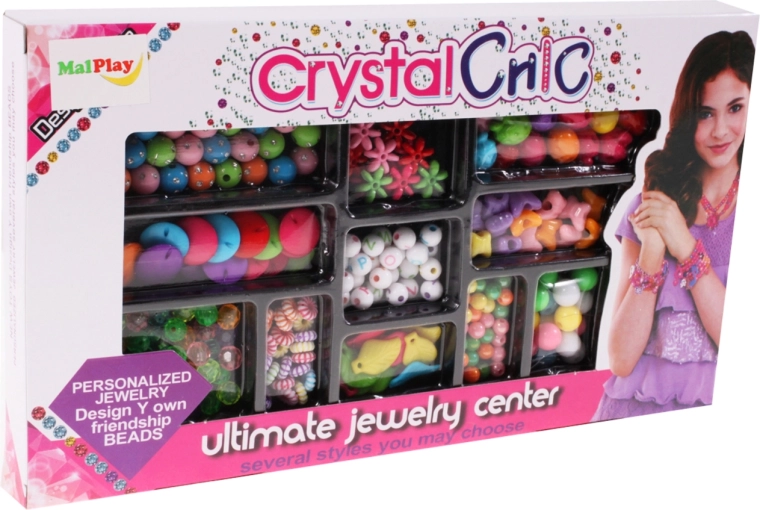 Set de pulseras de colores Crystal