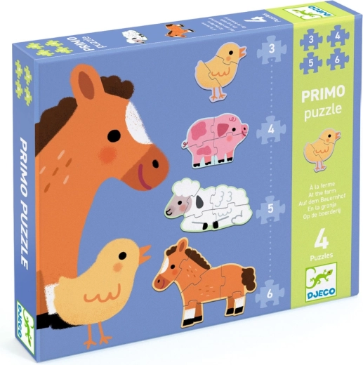 Djeco Puzzle Primo En la granja