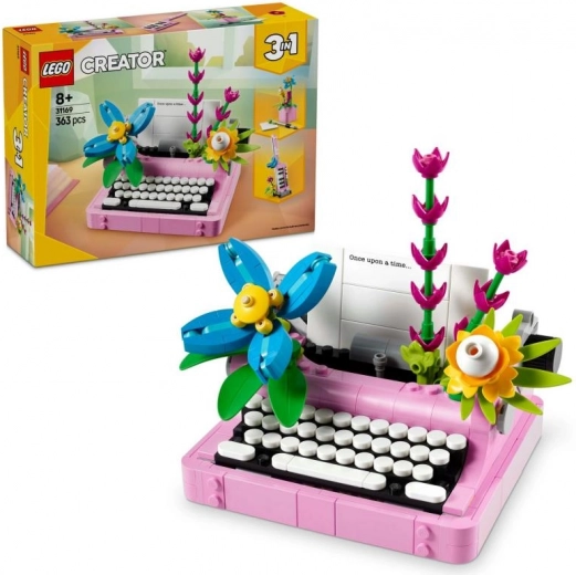 LEGO® Creator 3 en 1 31169 Máquina de escribir con flores