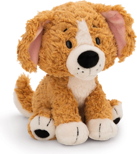 Perro marrón de peluche NICI sentado Green 20 cm
