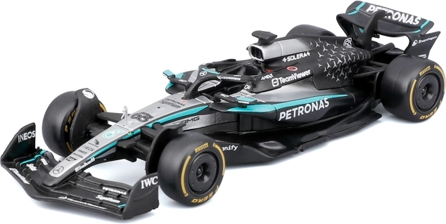 Modelo Bburago Fórmula 1 Mercedes-AMG Petronas W16 2025 George Russell 1:43
