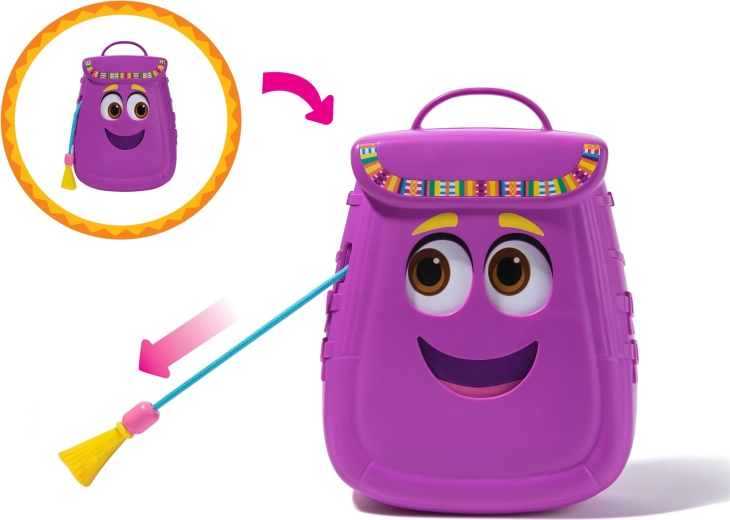 Adorable mochila con espacio de almacenamiento