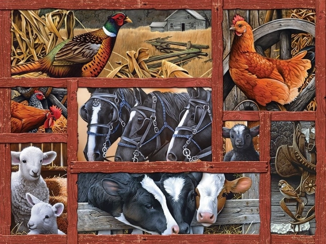 Puzzle COBBLE HILL amigos en la granja XL, 275 piezas