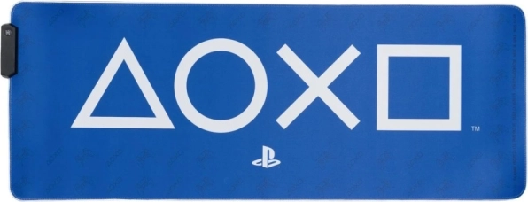 Alfombrilla gaming iluminada para teclado PlayStation