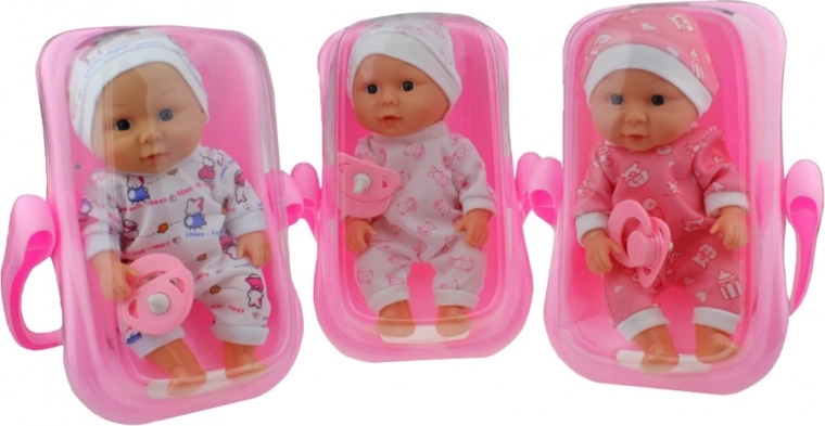 Muñeca infantil con portabebés