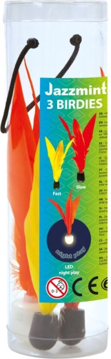 Schildkröt pelotas de repuesto para Jazzminton, 3 uds (incl. LED)