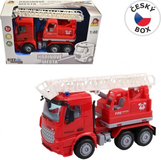 Camión de bomberos con plataforma a fricción 16 cm