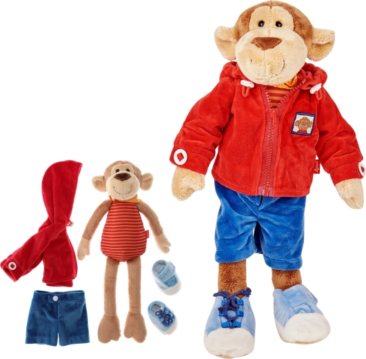 Mono de peluche Sigikid para aprender a vestirse 43 cm