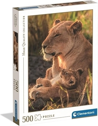 Puzzle Clementoni de alta calidad Amor felino 500 piezas