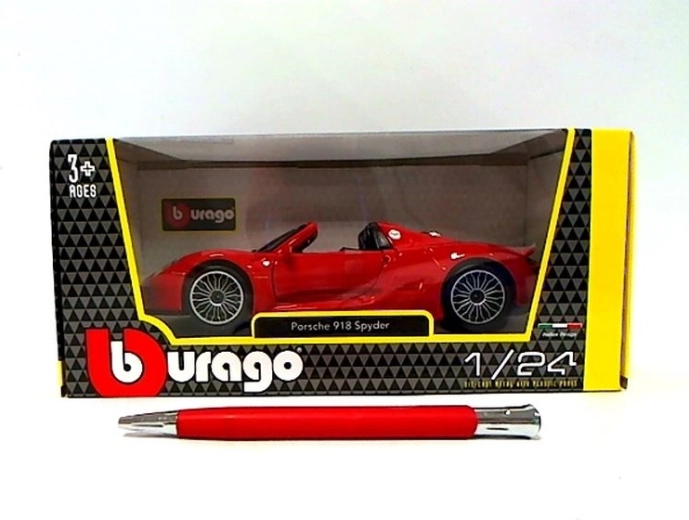 Bburago Porsche 918 Spyder rojo 1:24 - 1 pieza