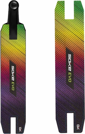 Griptape Soke para patinete freestyle rainbow 47 × 10 cm - 1 pieza