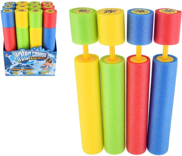 Cañón de agua de espuma 40 cm – 4 colores (12 uds. en caja)