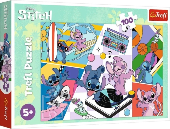 Puzle de 100 piezas Lilo y Stitch Disney Trefl