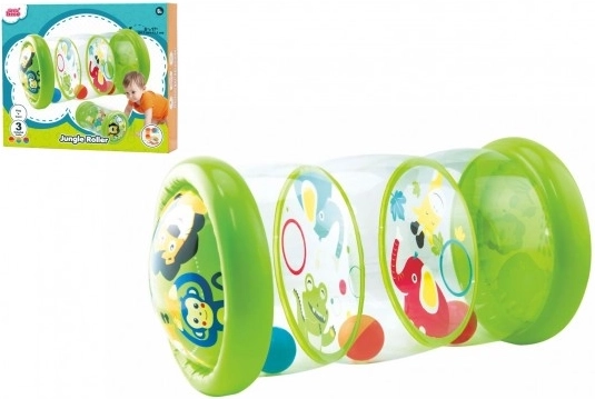 Rollo educativo inflable para niños con pelotas y animalitos
