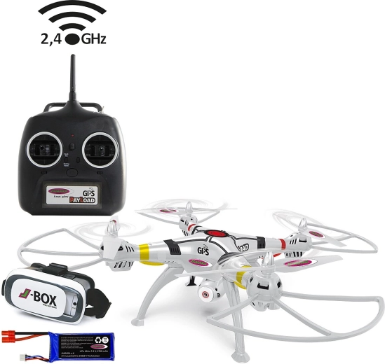 Dron GPS Jamara Payload VR con WiFi FPV y cámara HD de 720p