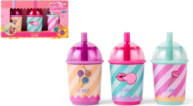 Create It! Candy bálsamo labial en vasito – set de 3 uds.