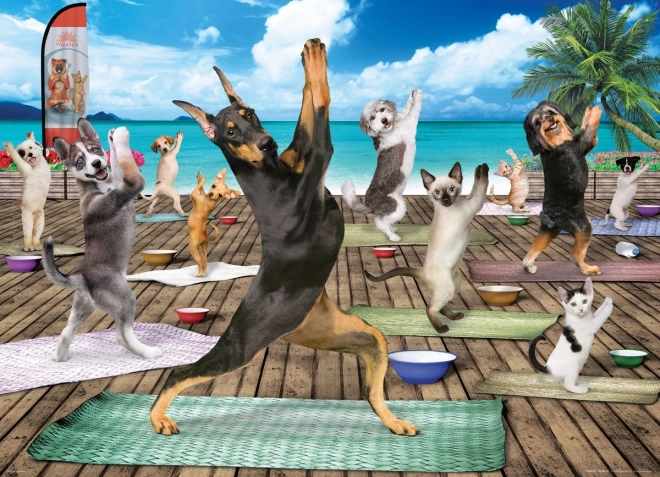 Puzzle Yoga en el spa XL 500 piezas
