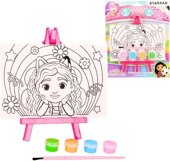 Pintura sobre lienzo Gabby's Dollhouse - 1 unidad