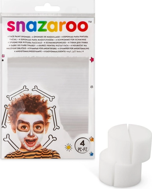 Snazaroo esponjas para pinturas faciales con pétalos, 4 uds.