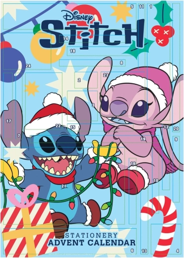 Calendario de adviento de papelería de Lilo y Stitch