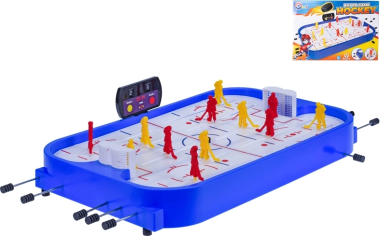 Juego de mesa de hockey con varillas y marcador 53 × 37,5 cm