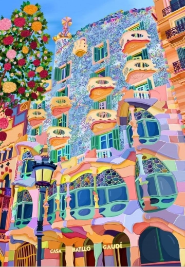 Puzzle Hermosa Barcelona 1000 piezas