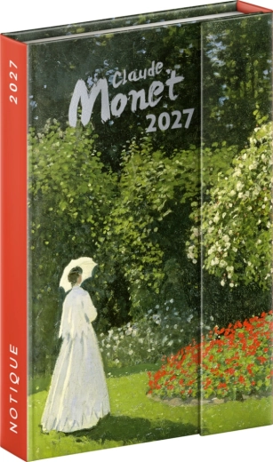 Agenda semanal magnética Notique Claude Monet 2027, 11 × 16 cm