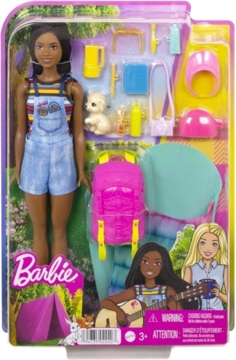 Barbie Brooklyn set de camping con accesorios y cachorrito