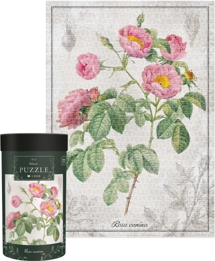 Puzzle botánica rosa 1000 piezas