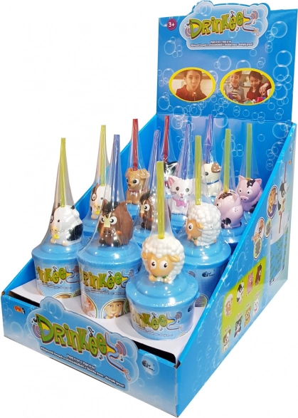 Divertido Vaso Infantil Drinkeez con Pajita