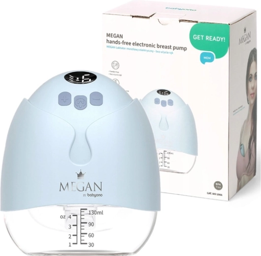BabyOno Megan extractor de leche materna electrónico manos libres