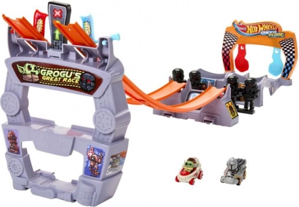 Hot Wheels RacerVerse Star Wars Grogu’s Great Race pista de carreras