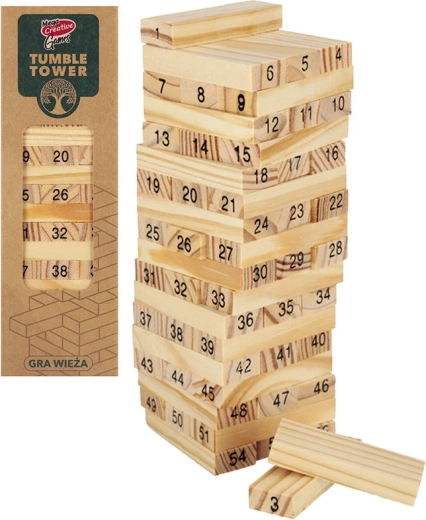 Torre de madera – juego de mesa para niños y adultos