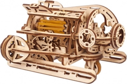 Rompecabezas mecánico 3D de madera Submarino steampunk