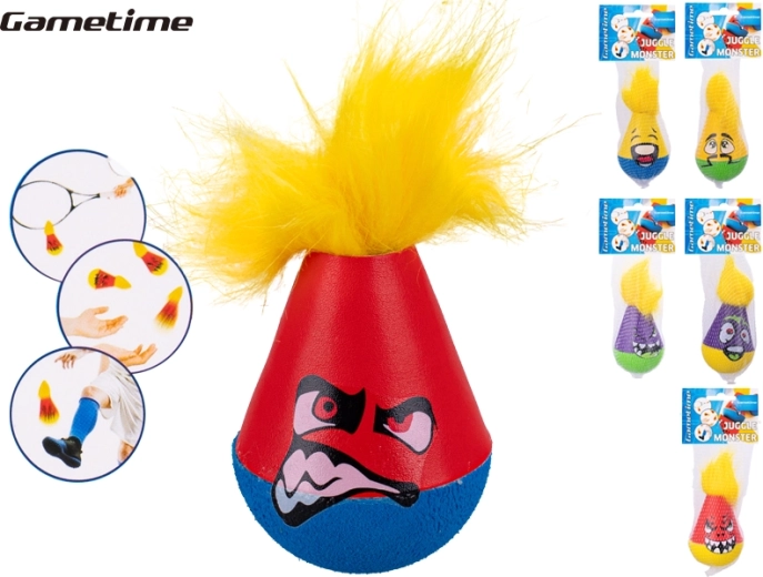 Gametime pelota para malabares monstruo con pelo 12 cm