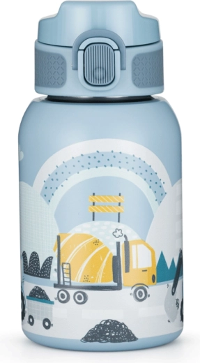 Petite&Mars botella térmica de acero inoxidable con pajita 350 ml work zone 12m+