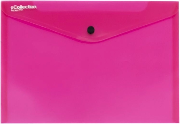 Carpeta tipo sobre con broche A4 eCollection rosa