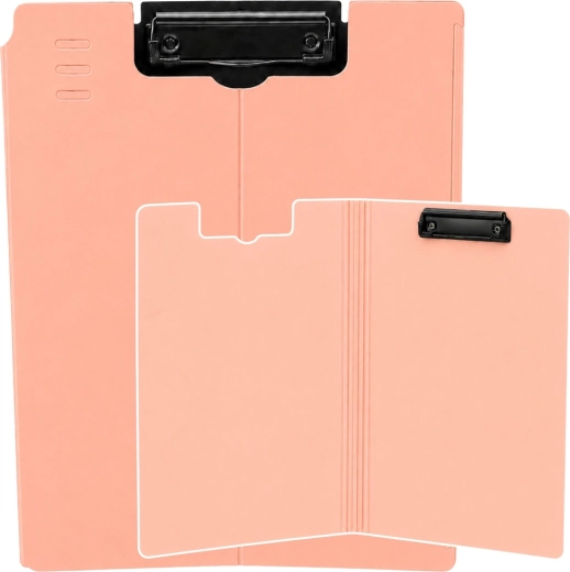 Carpeta portapapeles con pinza A4 con tapa rosa - 1 unidad