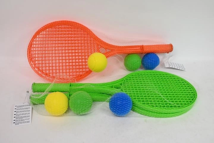 Bates de plástico para juegos al aire libre 55 cm + 3 pelotas de espuma