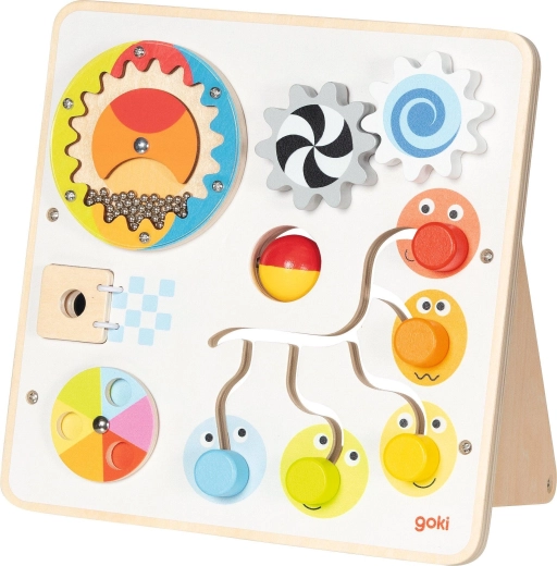 Tablero motor de madera (activity board) - 1 unidad